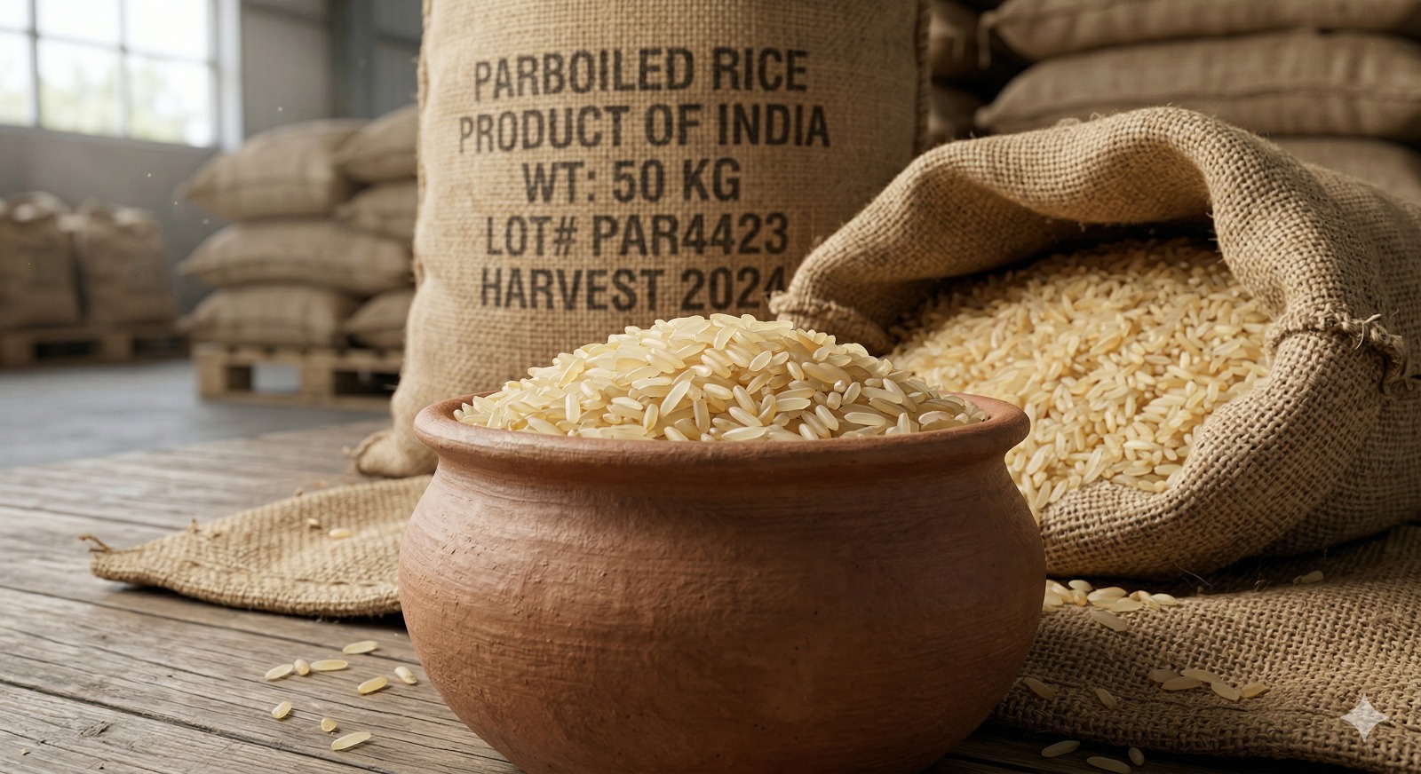 Parboiled rice